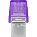 Kingston Digital 64GB Data Traveler Micro Duo USB 3C | DTDUO3CG3/64GB