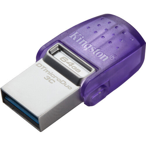 Kingston Digital 64GB Data Traveler Micro Duo USB 3C | DTDUO3CG3/64GB