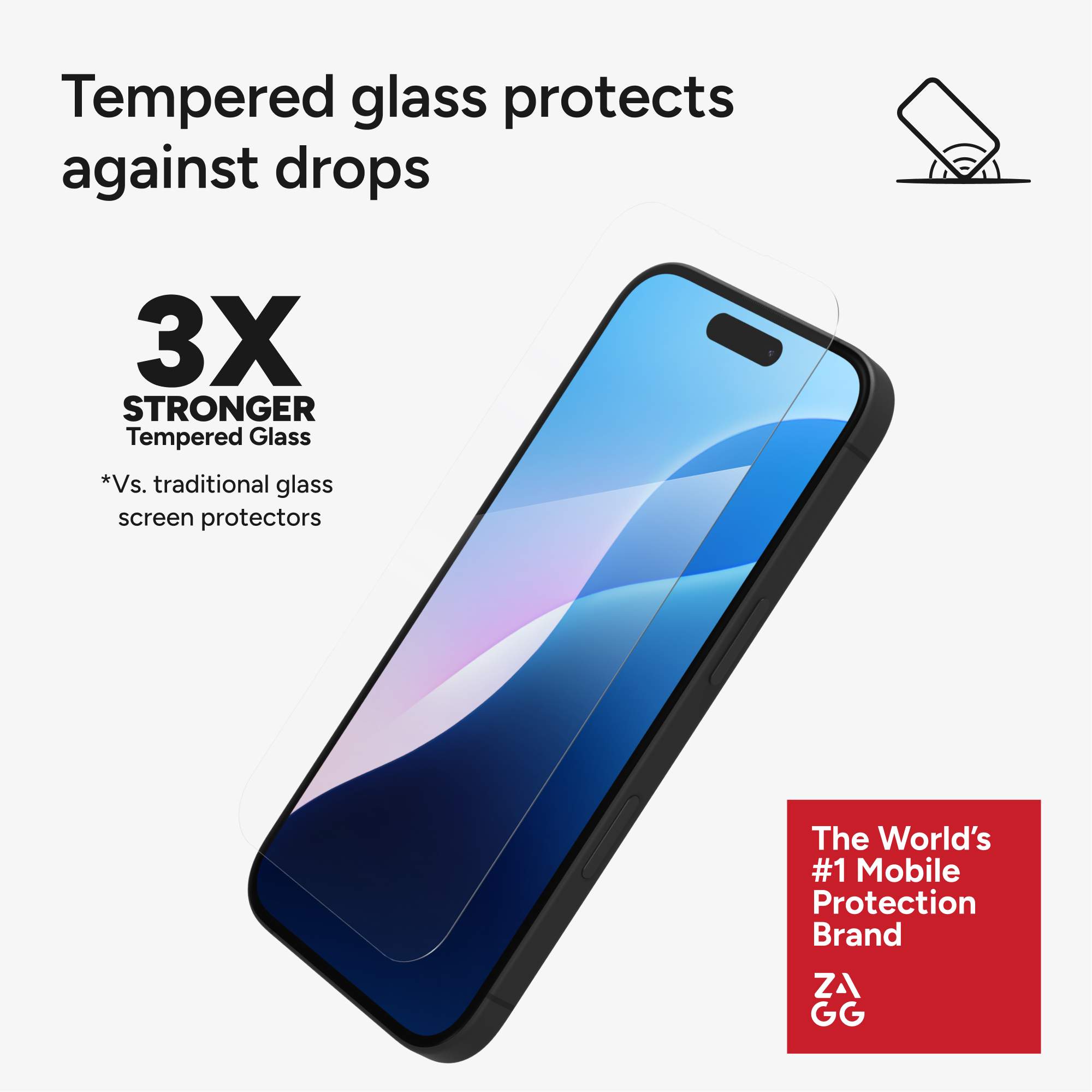 ZAGG Glass+ Screen Protector (for iPhone)