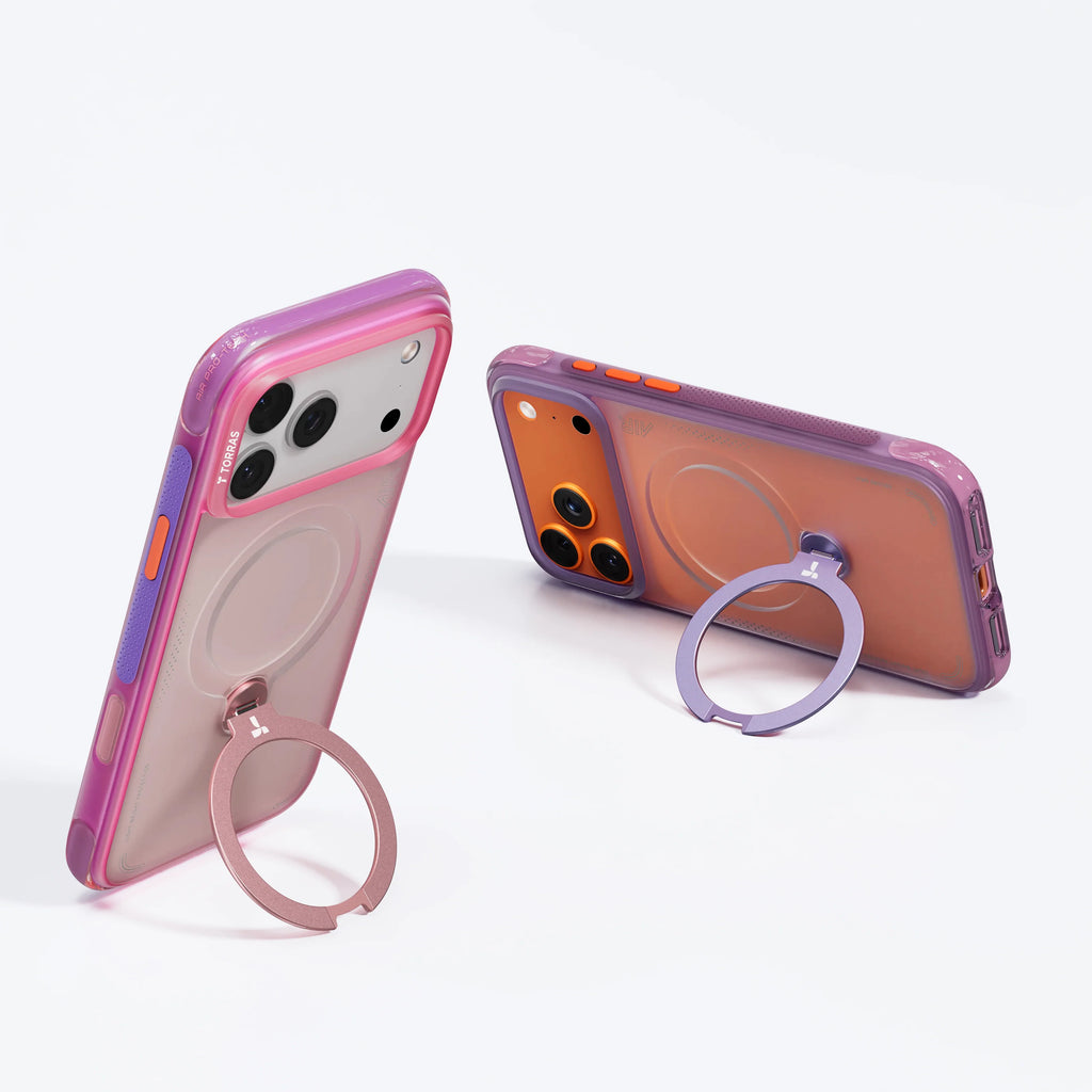 Torras Ostand Q3 Air for iPhone 17 Pro Max - Neon Pink