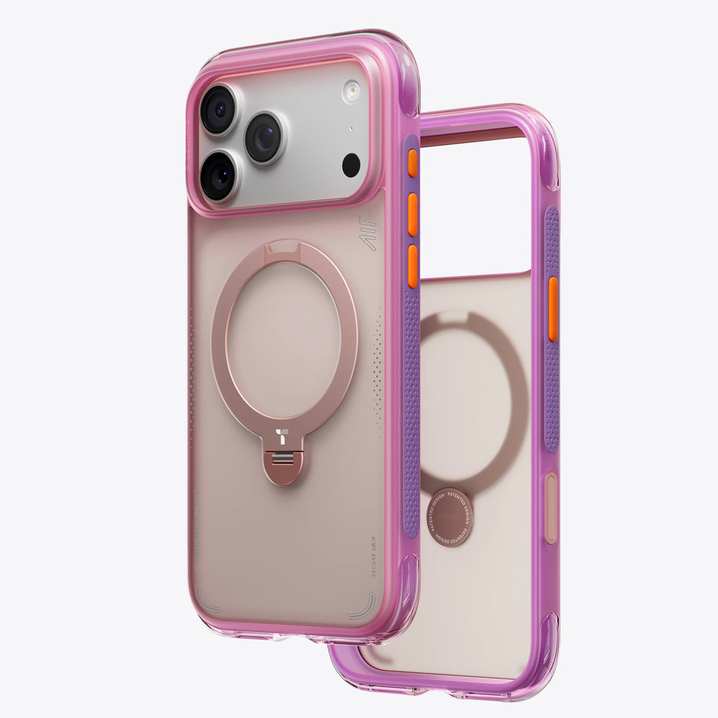 Torras Ostand Q3 Air for iPhone 17 Pro Max - Neon Pink