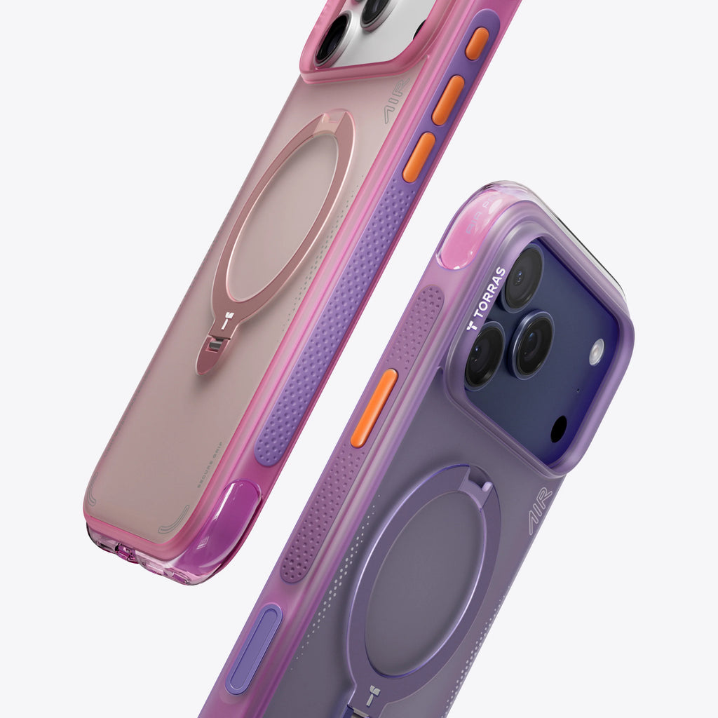 Torras Ostand Q3 Air for iPhone 17 Pro Max - Neon Pink