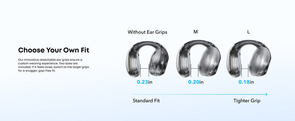 Soundcore C40i | Flexible and Comfortable Clip-On Earbuds