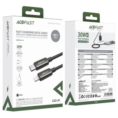 Acefast C23-01 Type-C to Lightning 30W Data Cable