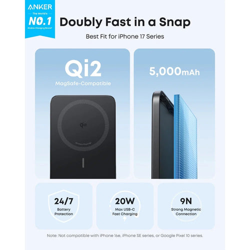 Anker Nano Magnetic Power Bank Slim 5000mAh