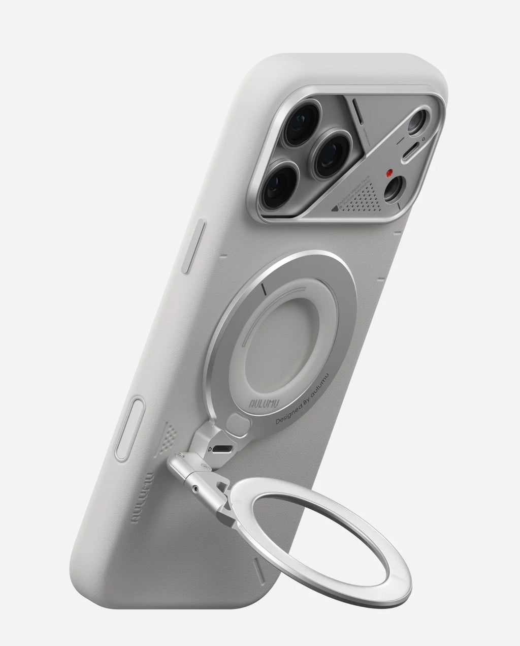 AULUMU G09 Infinite 360° Magnetic Stand | 3-Axis Rotation (SILVER)