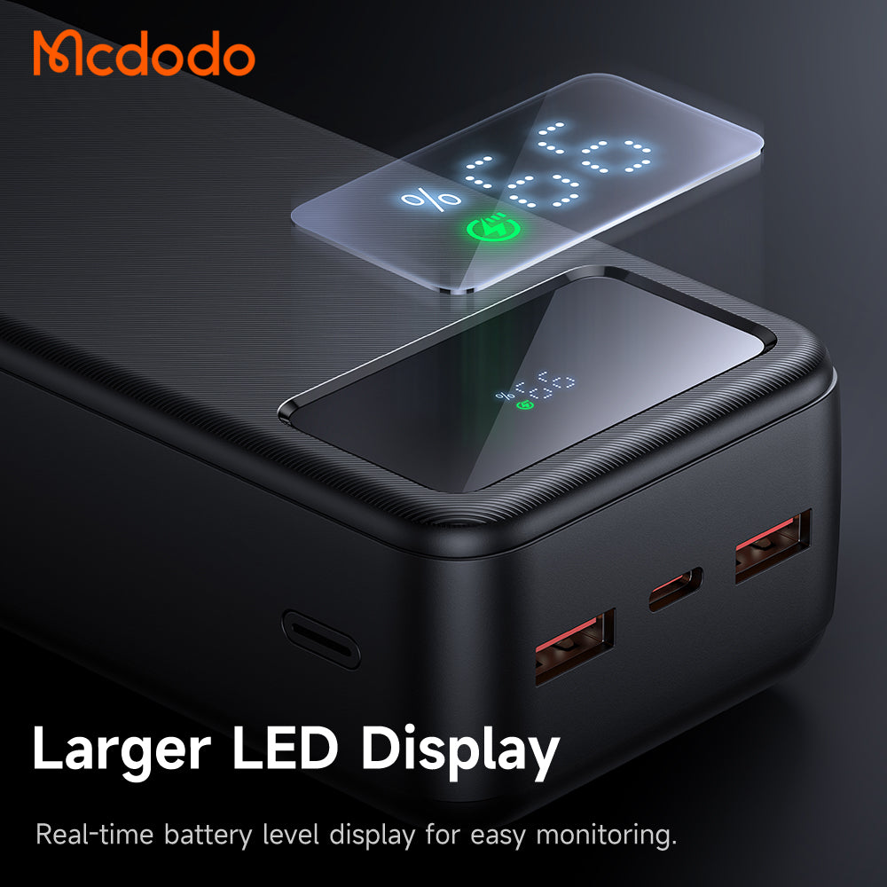 Mcdodo MC-4240 22.5W Large LED Display 30000mAh 1C+2A Power Bank