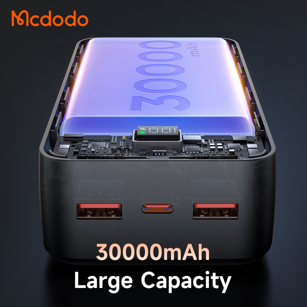 Mcdodo MC-4240 22.5W Large LED Display 30000mAh 1C+2A Power Bank