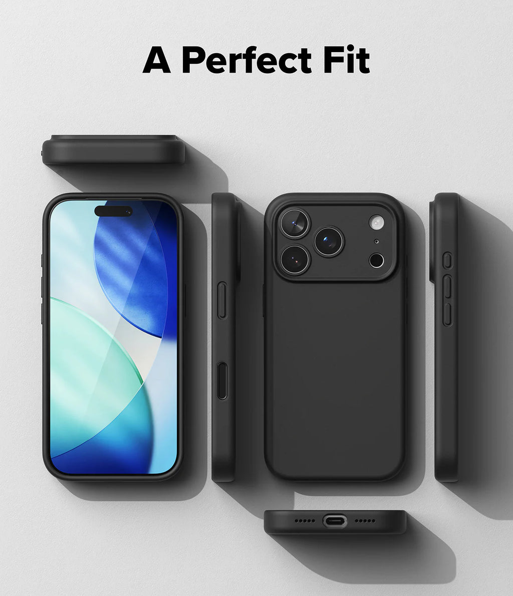 RINGKE iPhone 17 Pro Max Case | Silicone Magnetic ( Black )