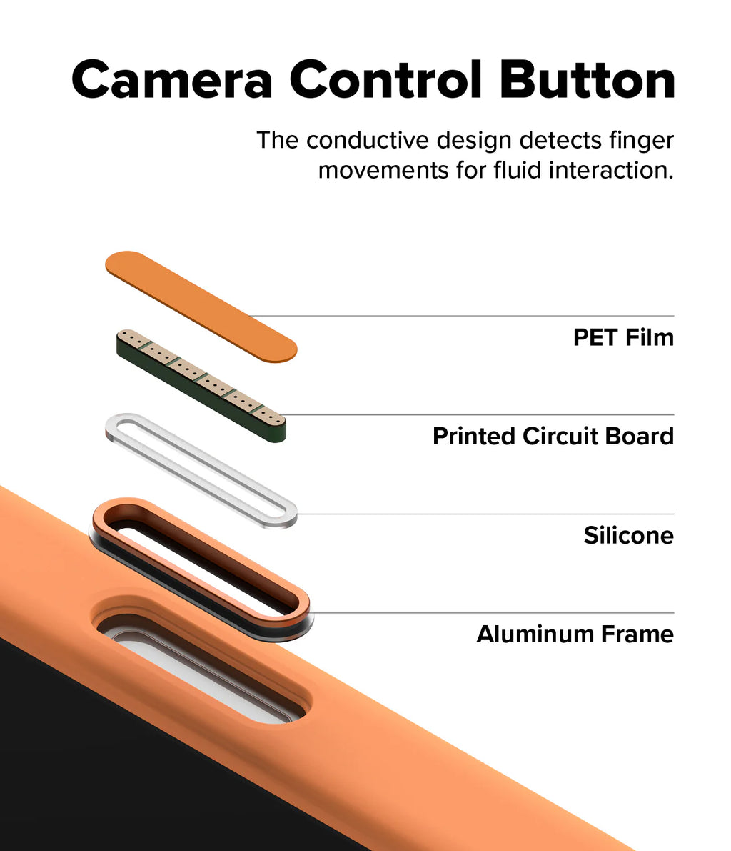 RINGKE iPhone 17 Pro Max Case | Silicone Magnetic ( Tangerine )