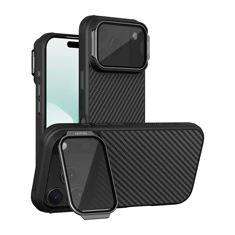 Nillkin MagSafe® Compatible Kevlar® Case with Tinted Clear Camera Cover ( 17 Pro Max )