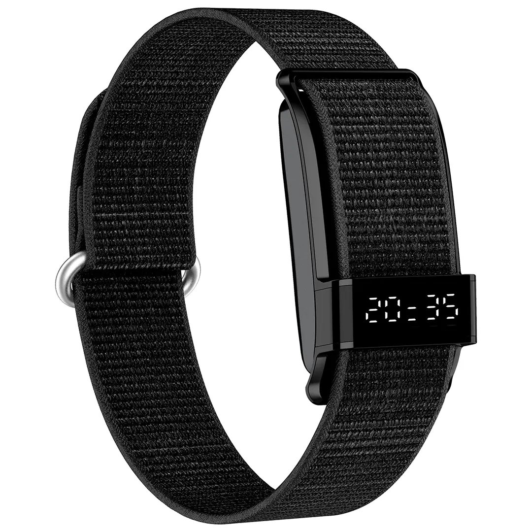 Porodo Trackfit Pro Smart Bracelet Fitness Tracker with Display App (BLACK)