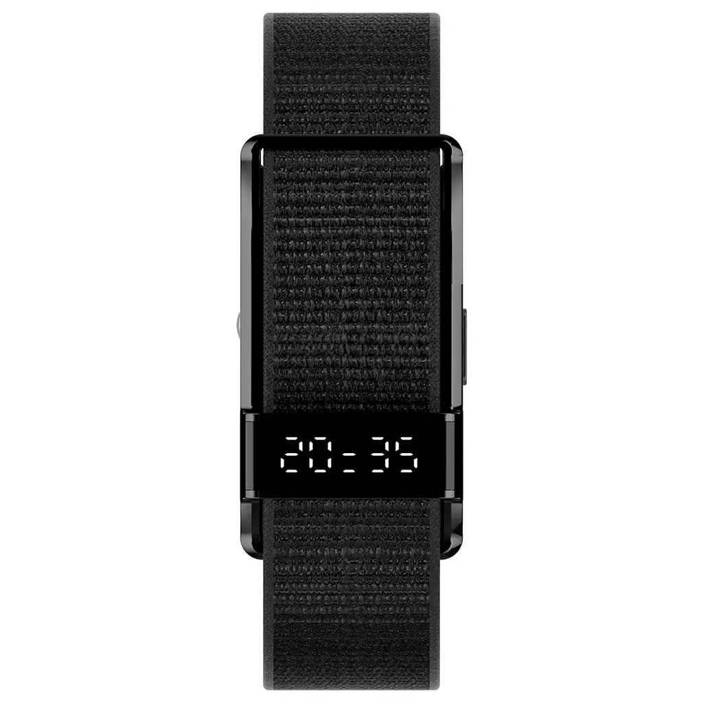 Porodo Trackfit Pro Smart Bracelet Fitness Tracker with Display App (BLACK)