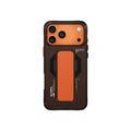 Skinarma HAXA Mag-Charge with Grip-Stand for iPhone 17 Pro / 17 Pro Max - Black/Orange