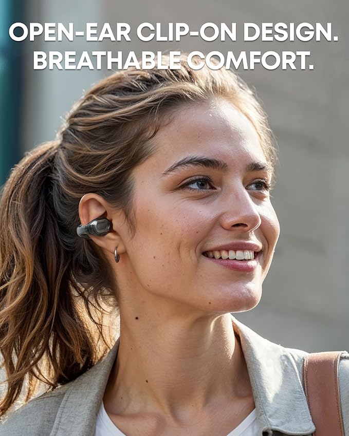 Soundcore C40i | Flexible and Comfortable Clip-On Earbuds