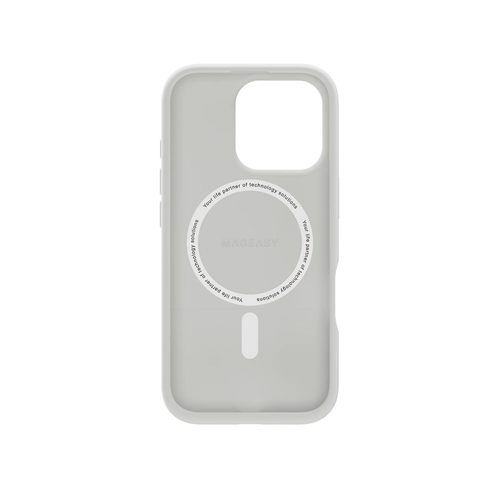 Mageasy Vibrant M Shockproof Protective iPhone 16 Pro  Case ( TITANIUM )
