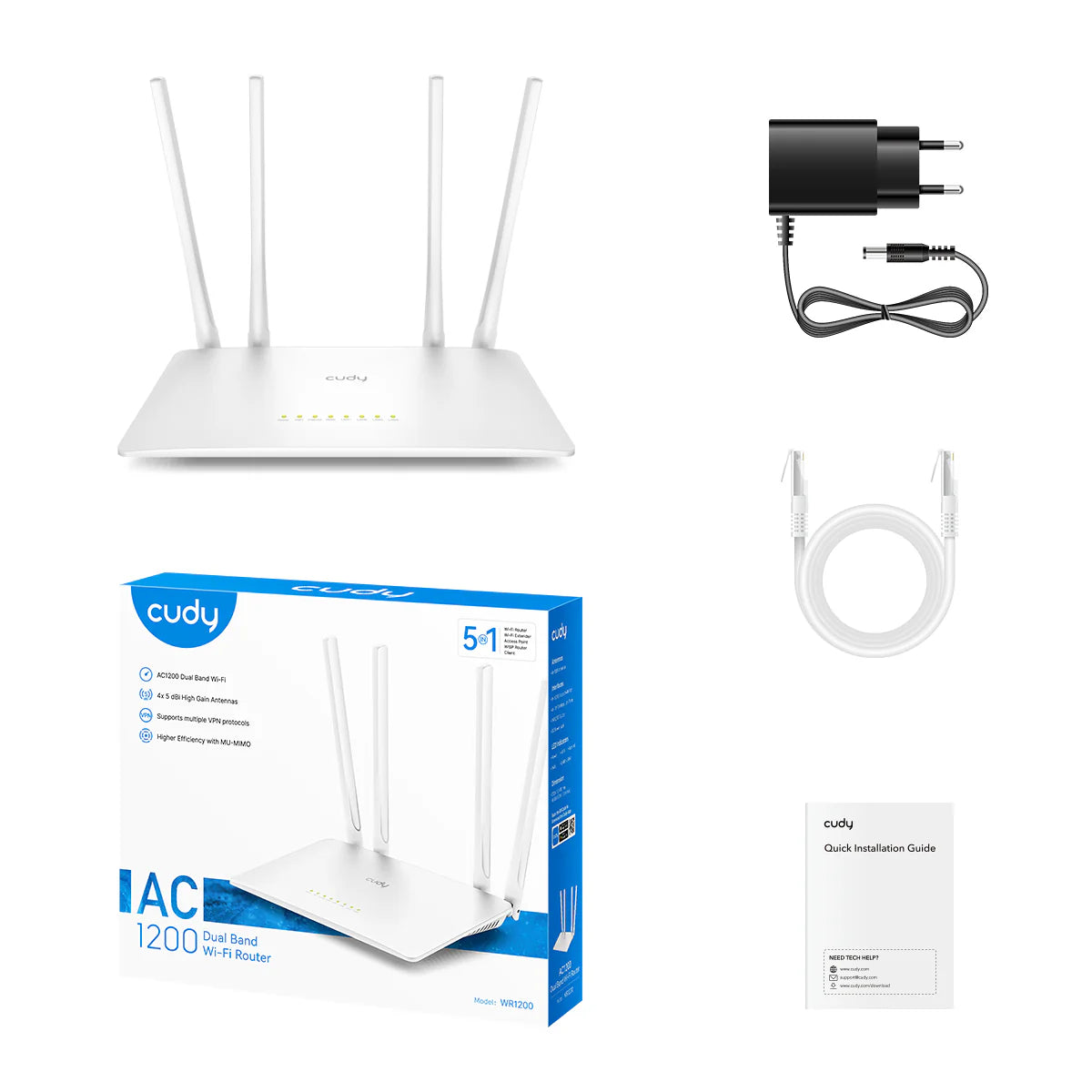 AC1200 Wi-Fi Router WR1200 2.1