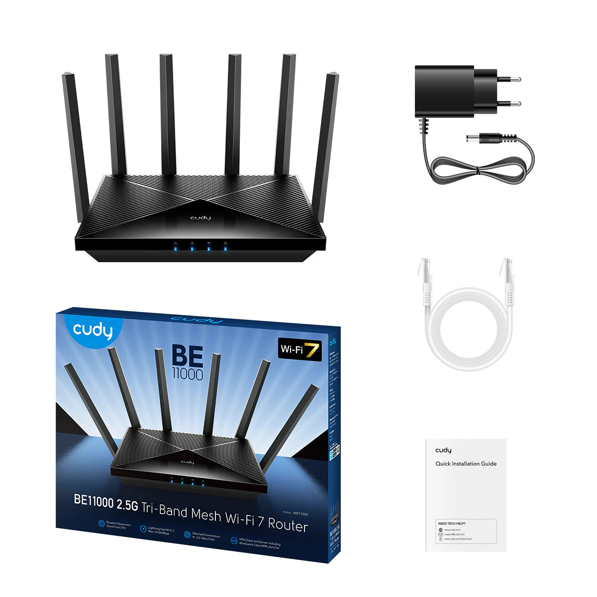 BE6500 2.5G Wi-Fi 7 Router WR6500H 1.0