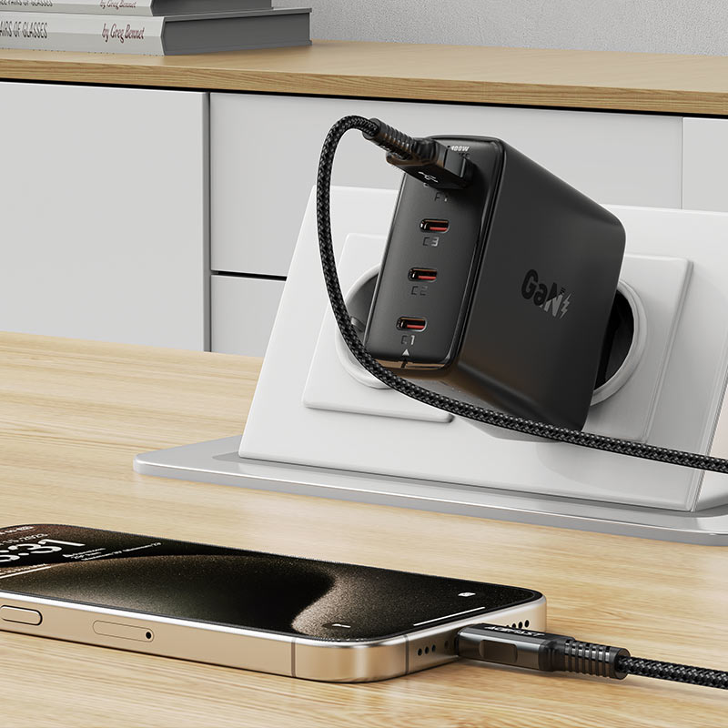 Fast Charge Wall Charger A94 PD100W GaN (3xUSB-C + 1xUSB-A) EU