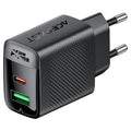 Fast Charge Wall Charger A98 PD30W GaN (1xUSB-C + 1xUSB-A) EU