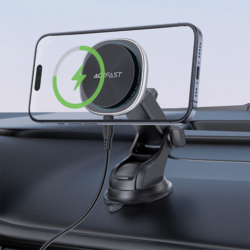Acefast Fast Wireless Charger Magnetic Car Holder D42