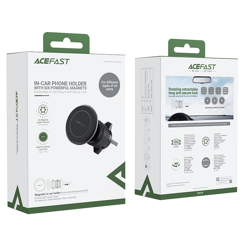 Car Mount Magnetic Holder D6