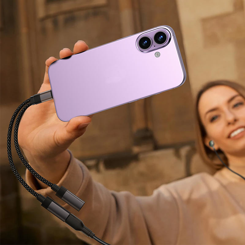 Adapter J14 USB-C to 2xUSB-C