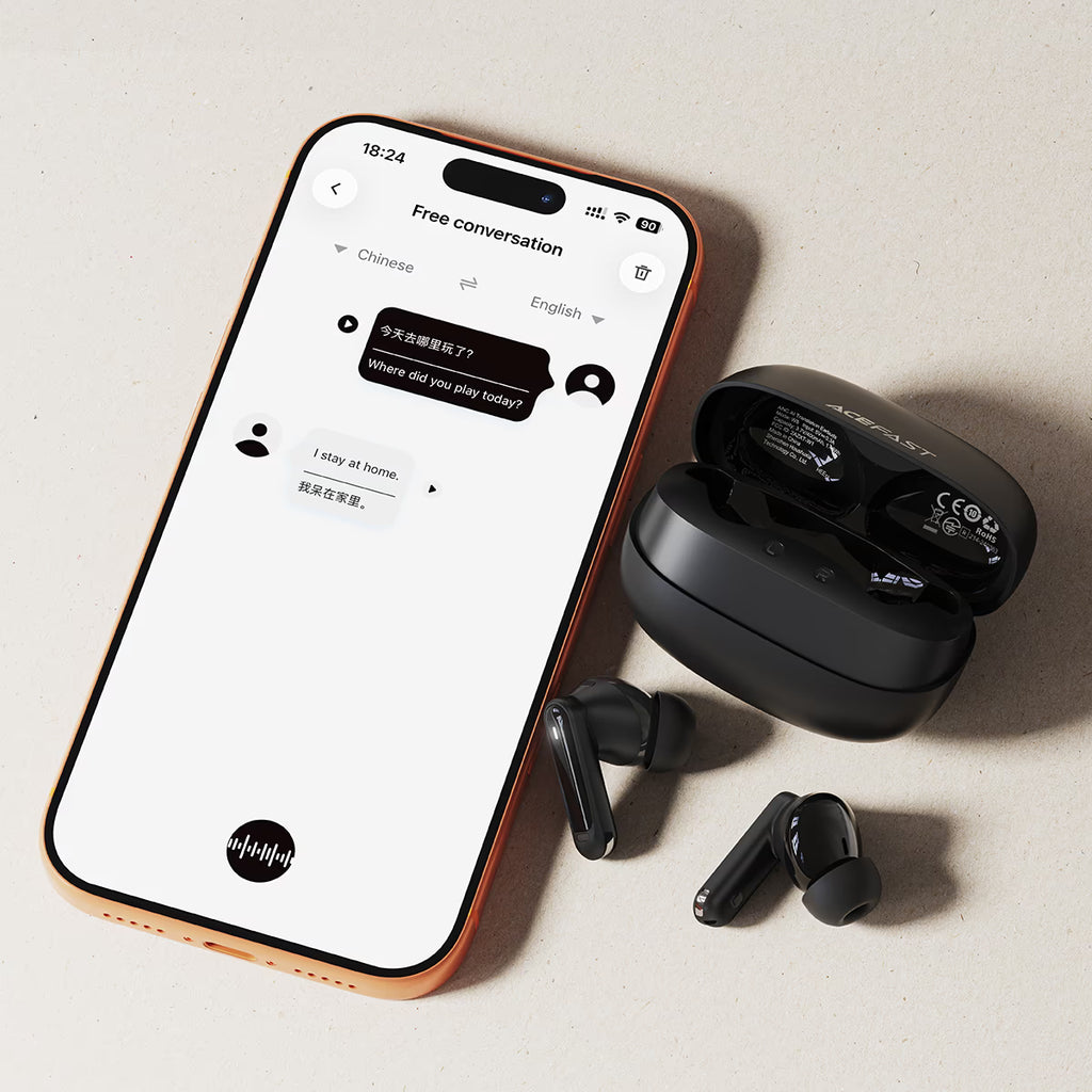 TWS Earbuds W8 ANC AI Translation