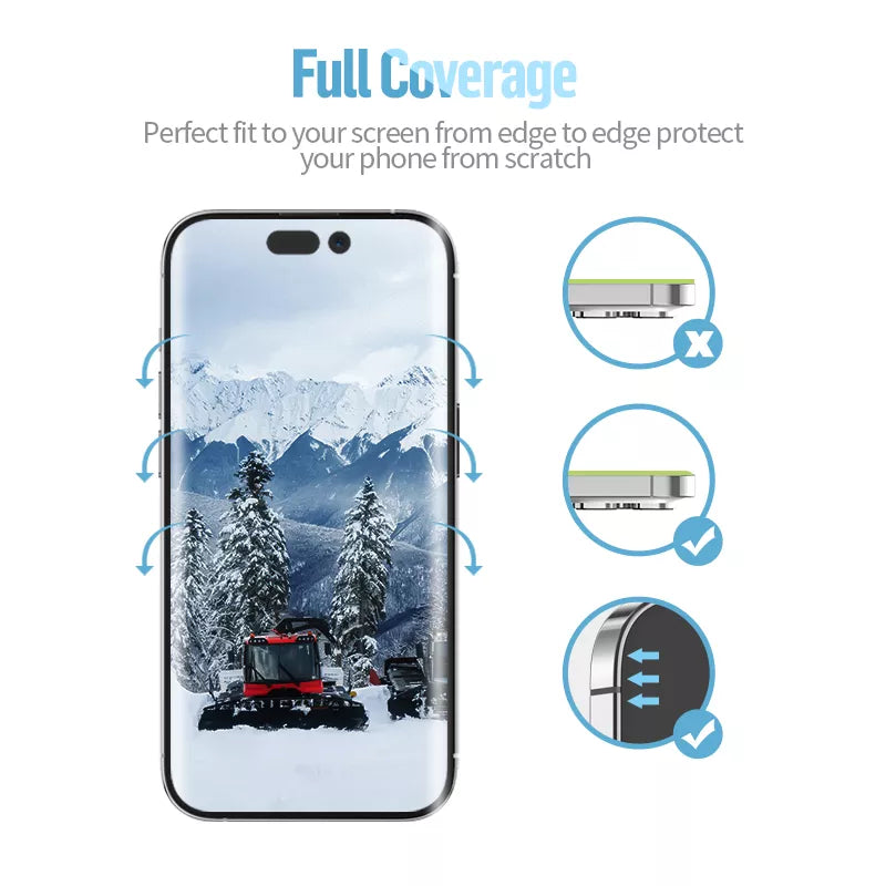 BLUEO HD 3D Privacy Tempered Glass Screen Protector ( for iPhone )