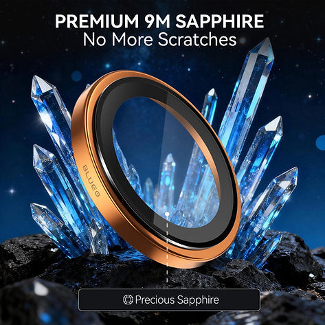 BLUEO Sapphire PVD Steel Camera Ring ( For iPhone )