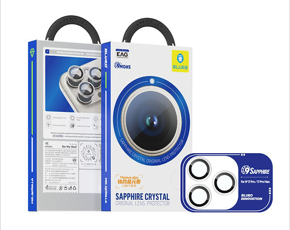 BLUEO Sapphire PVD Steel Camera Ring ( For iPhone )