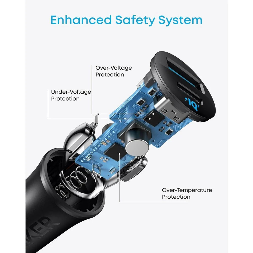 Anker 30W Ultra Compact Dual Port Car Charger