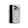 Mageasy Bright M Never Yellowing Protective Clear Case for iPhone 17 Pro - Transparent/Mist Ring