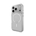 Mageasy Bright M Never Yellowing Protective Clear Case for iPhone 17 Pro - Transparent/ White Ring