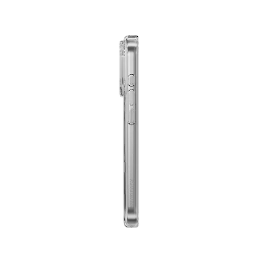 Mageasy Bright M Never Yellowing Protective Clear Case for iPhone 17 Pro - Transparent/ White Ring