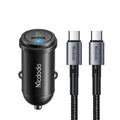 Mcdodo PD30W Fast Car Charger Kit (USB-C to USB-C)