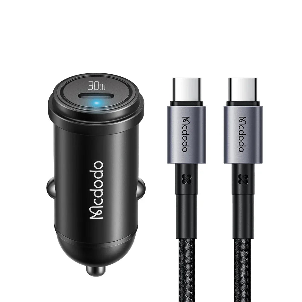 Mcdodo PD30W Fast Car Charger Kit (USB-C to USB-C)
