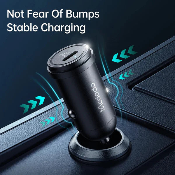 Mcdodo PD30W Fast Car Charger Kit (USB-C to USB-C)