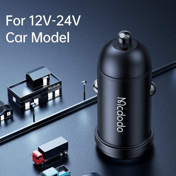 Mcdodo PD30W Fast Car Charger Kit (USB-C to USB-C)